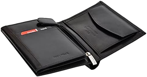 Pierre Cardin Pojemny męski portfel YS520.1 326 RFID Verschluss ohne Clip Elegantes Schwarz, Verschl