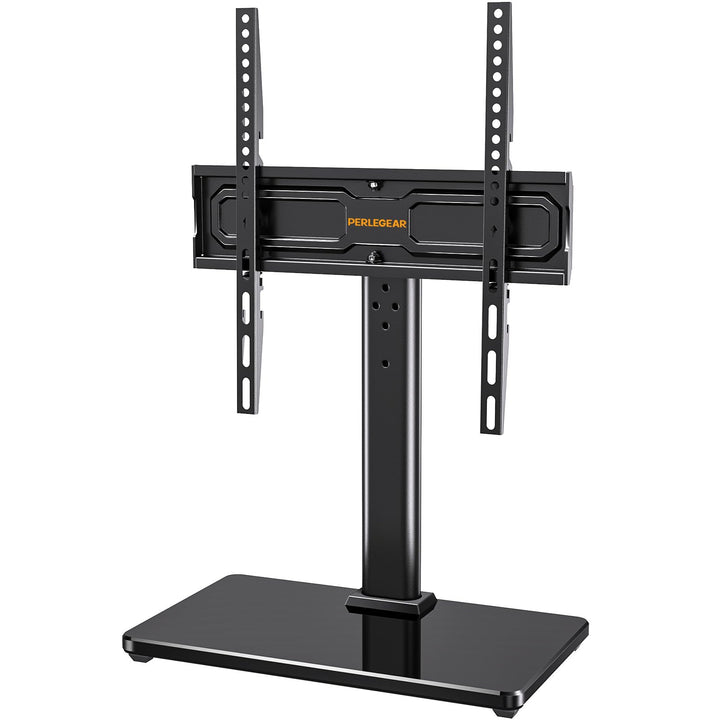 PERLEGEAR TV Standfuss TV Ständer Schwenkbar für 24-55/60 Flach &amp; Curved Fernseher bis zu 40 KG, TV-