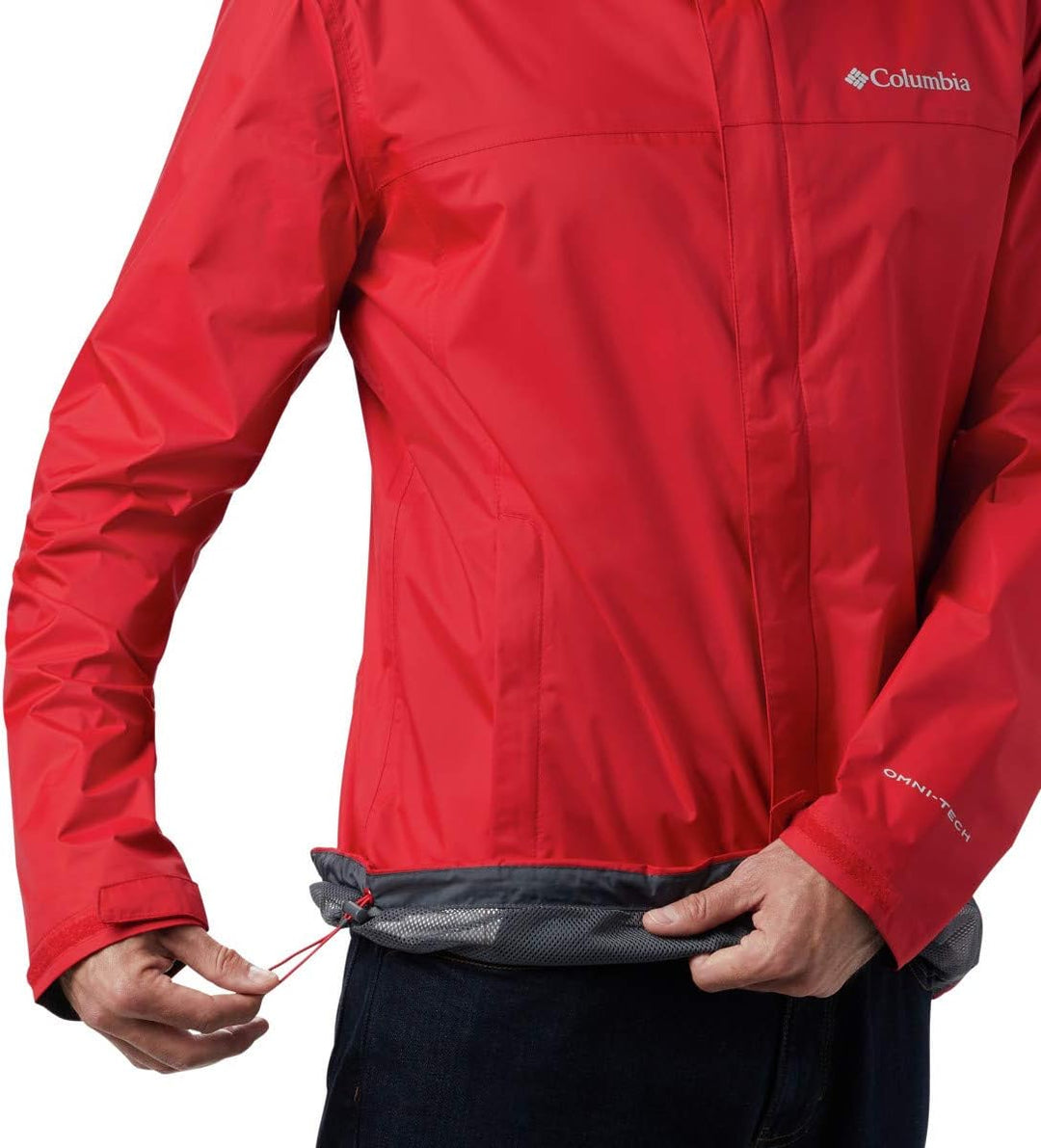 Columbia Herren Watertight Ii Front-Zip Hooded Rain Jacket Regenjacke S Bergrot, S Bergrot