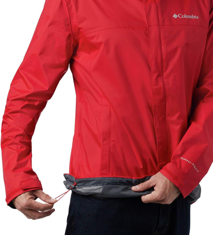 Columbia Herren Watertight Ii Front-Zip Hooded Rain Jacket Regenjacke S Bergrot, S Bergrot
