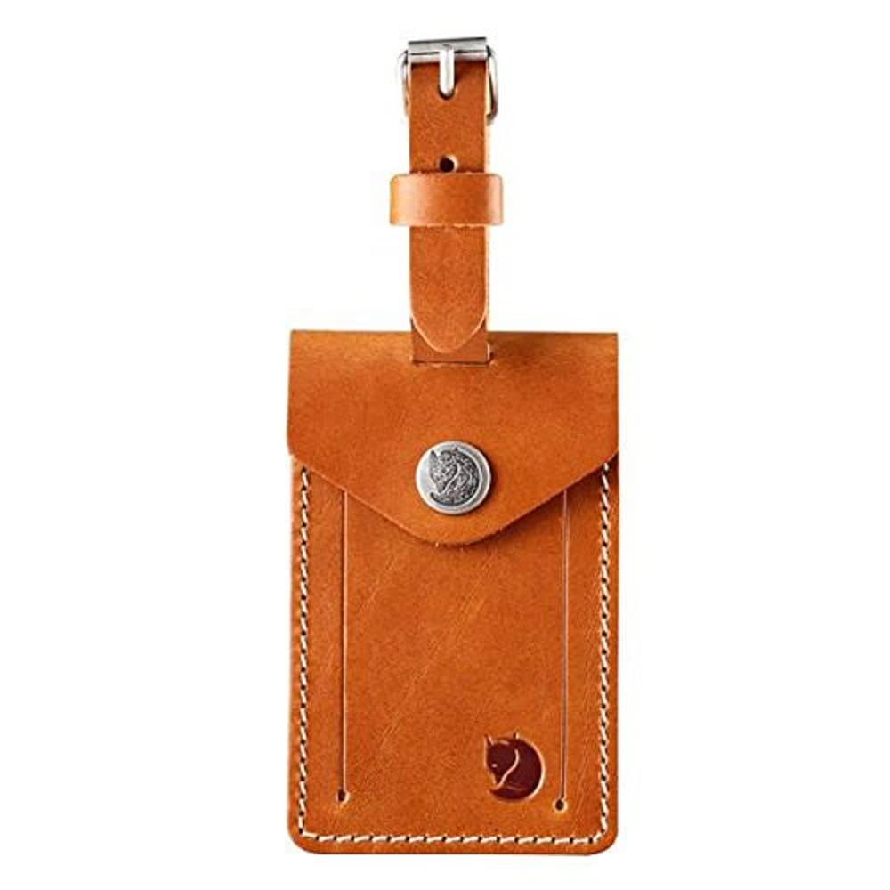 FJÄLLRÄVEN Leather Luggage Tag - Namensschild für Reisegepäck Leather Cognac 15 cm, Leather Cognac 1