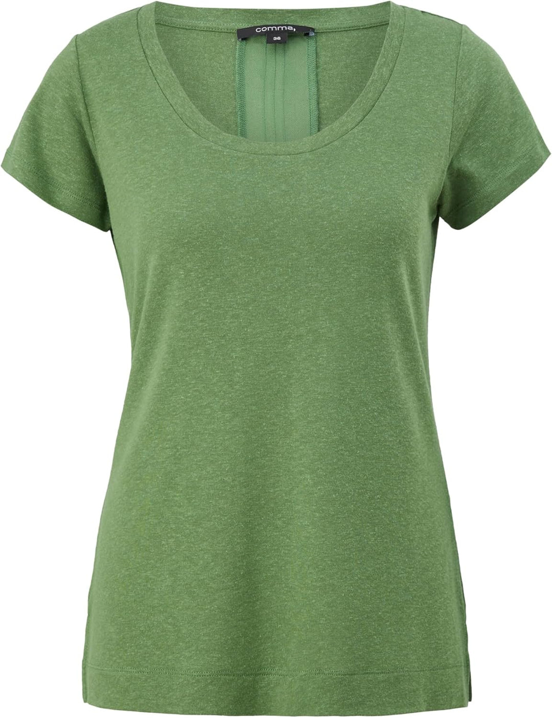 comma Damen T-Shirt 38 7465 Grün, 38 7465 Grün