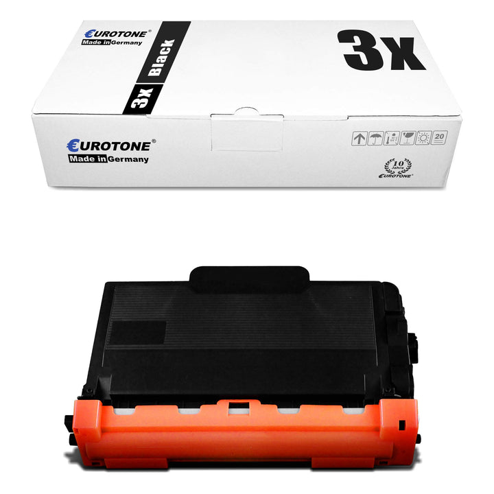 3X Müller Printware Toner für Brother MFC-L 5700 5750 6800 6900 DWT DW DN ersetzt TN3480 3x Black, 3
