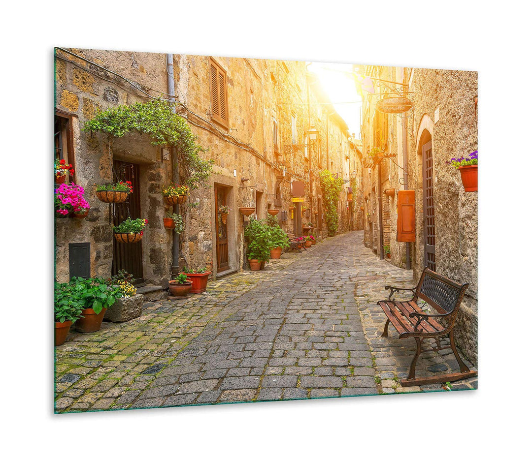 TMK ArtDeko Herdabdeckplatte 1 Teilig 60x52 cm - Spritzschutz Herdabdeckung – Herdschutz aus Sicherh