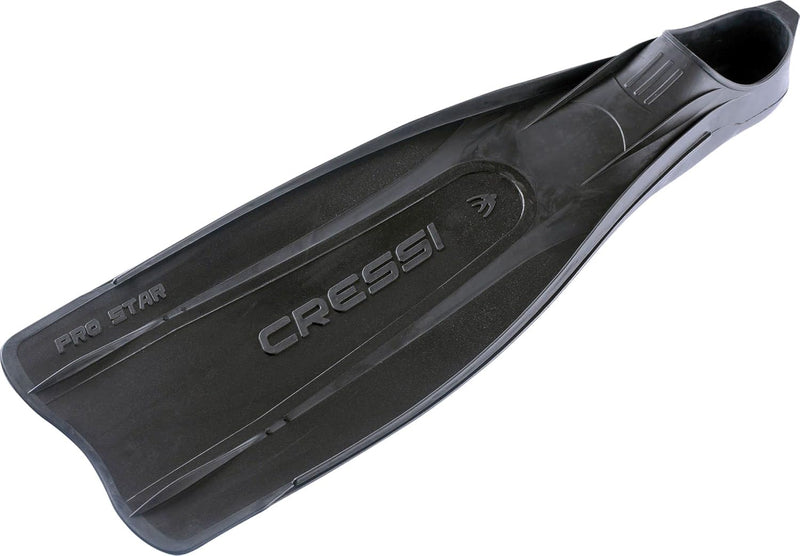 Cressi Prostar, Premium Flossen Herren und Damen - Made in Italy 37/38 Schwarz, 37/38 Schwarz