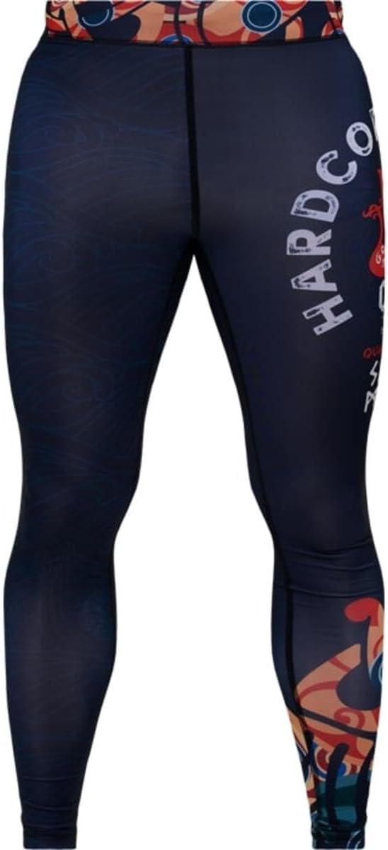 Hardcore Training Herren Compression Pants Kompressionshose Leggings Sportkleidung Grappling MMA Kam
