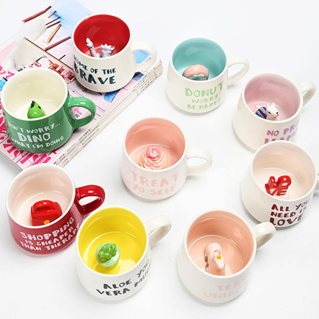 Disoza 3d Tier Tasse Wal Geschenke für Frauen Wal Becher Geschenke für Mädchen Cute Mug Geschenke fü