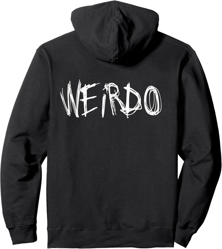 WEIRDO Emo Lustiges Goth Heavy Metal Kawaii Weird Geschenk Pullover Hoodie