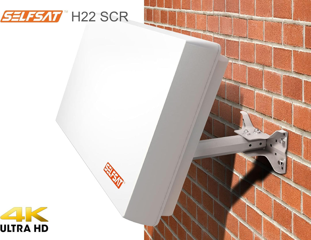 Selfsat H22SCR+ Unicable Antenne 2 Legacy Ausgängen 6 Teilnehmer