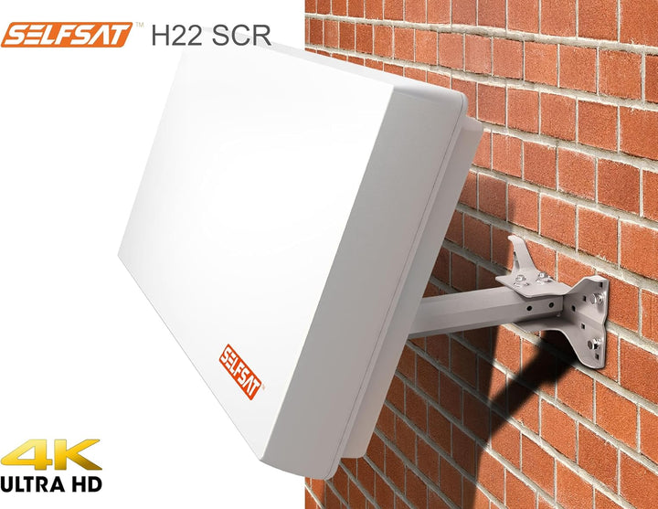 Selfsat H22SCR+ Unicable Antenne 2 Legacy Ausgängen 6 Teilnehmer