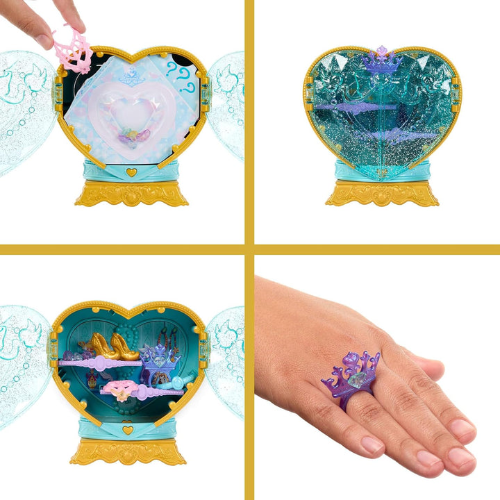 Mattel Disney Princess Jasmin Modepuppe und Zubehörteile | mit 8 Überraschungen, darunter herzförmig