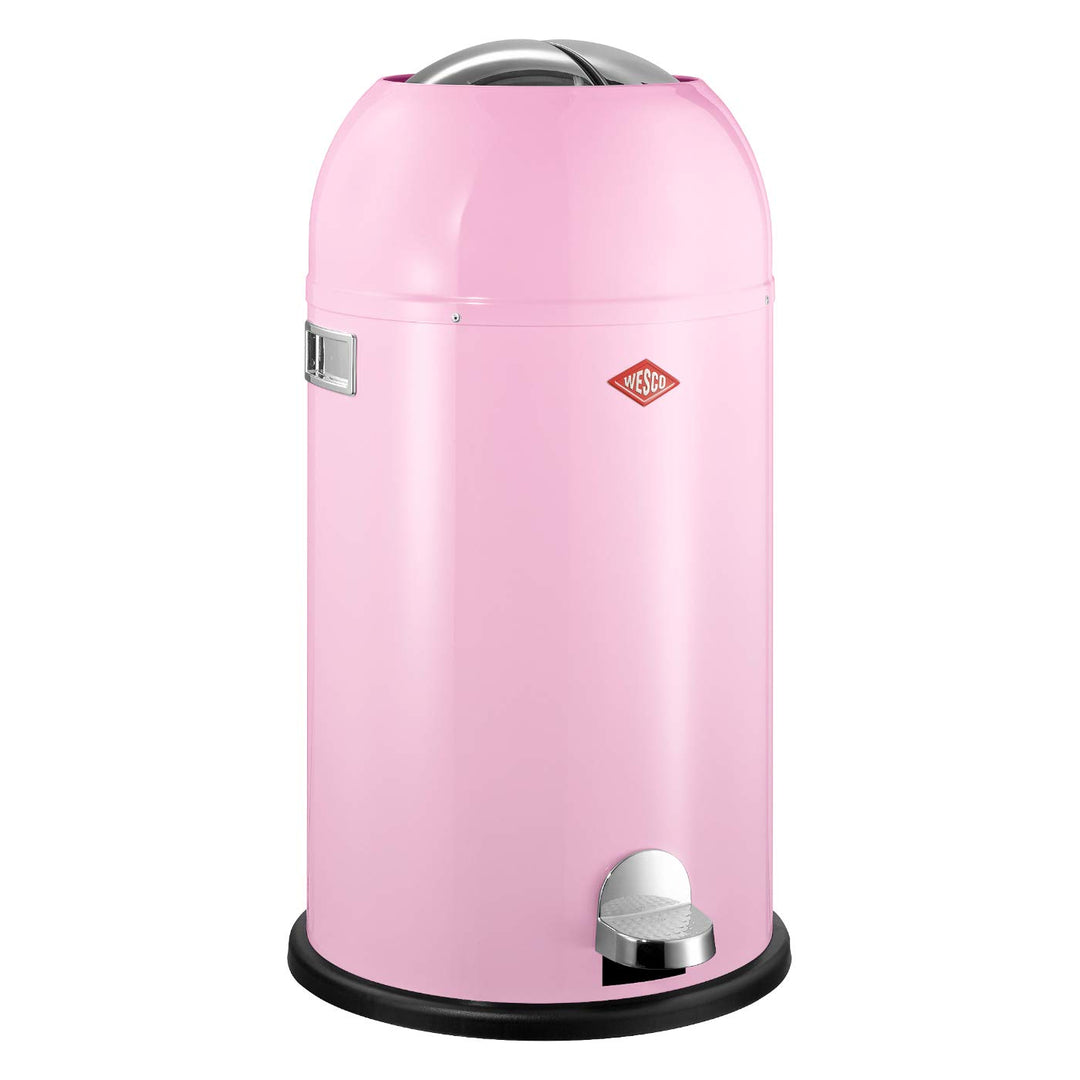 Wesco 184 631 Kickmaster Abfallsammler 33 Liter pink,37.5 x 37.5 x 69cm Rosa, Rosa