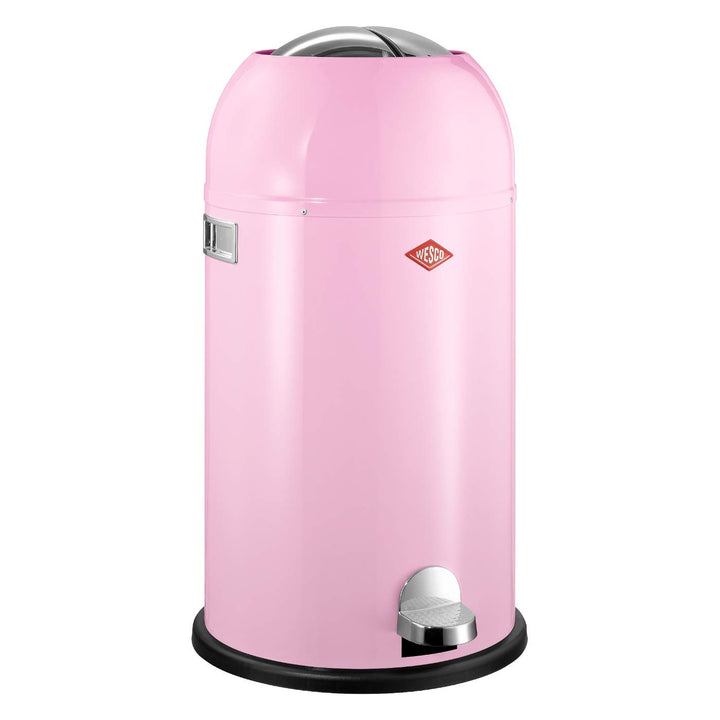 Wesco 184 631 Kickmaster Abfallsammler 33 Liter pink,37.5 x 37.5 x 69cm Rosa, Rosa