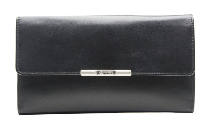 Esquire Helena Damenlangbörse 18 cm schwarz, Schwarz