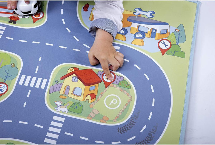 Chicco Elektronische City Spielmatte,Spielzeug für Kinder, Mehrfarbig, City Spielmatte