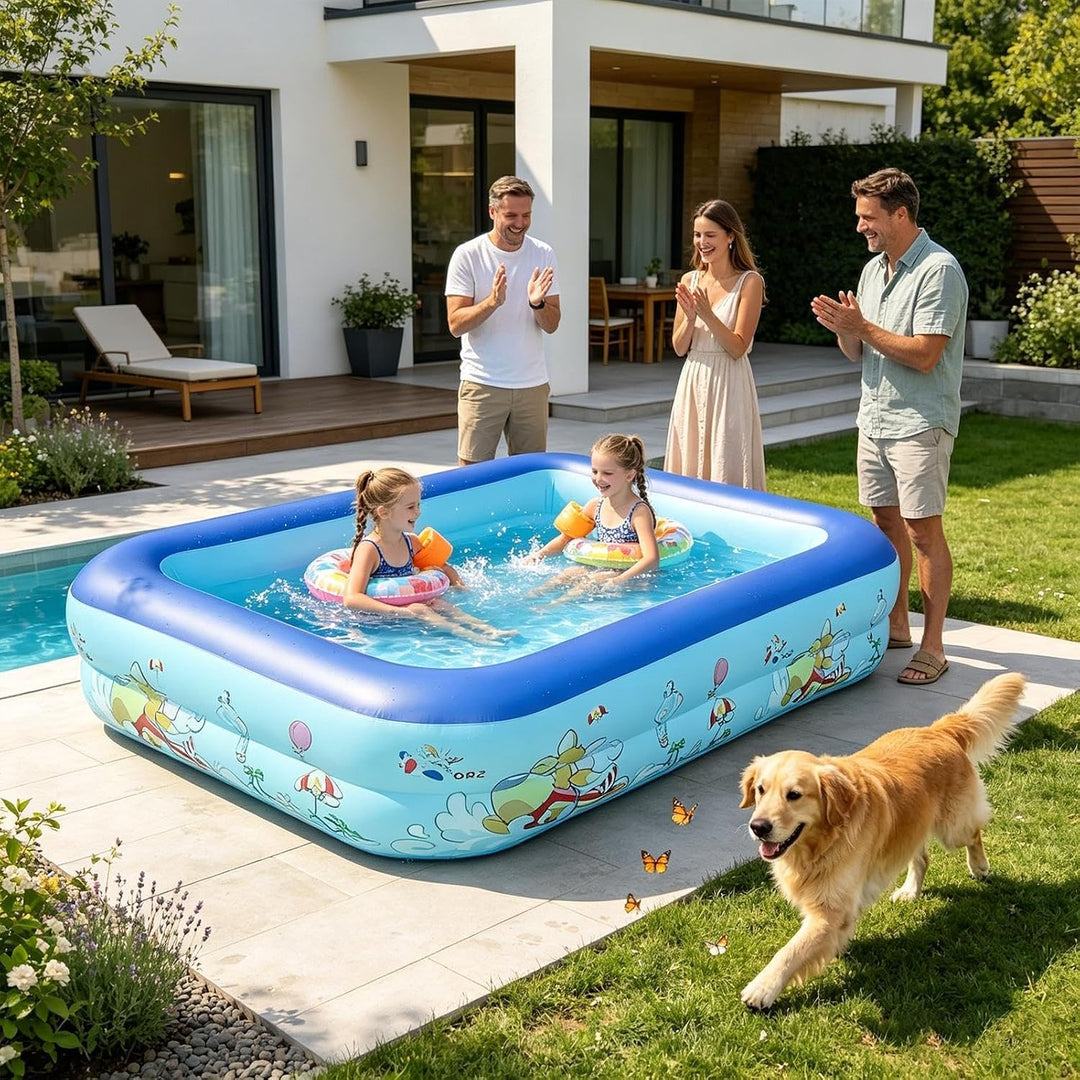 Aufblasbarer rechteckiger Swimmingpool, Rechteckiges und verdicktes übergrosses Meerestier, Aufblasb