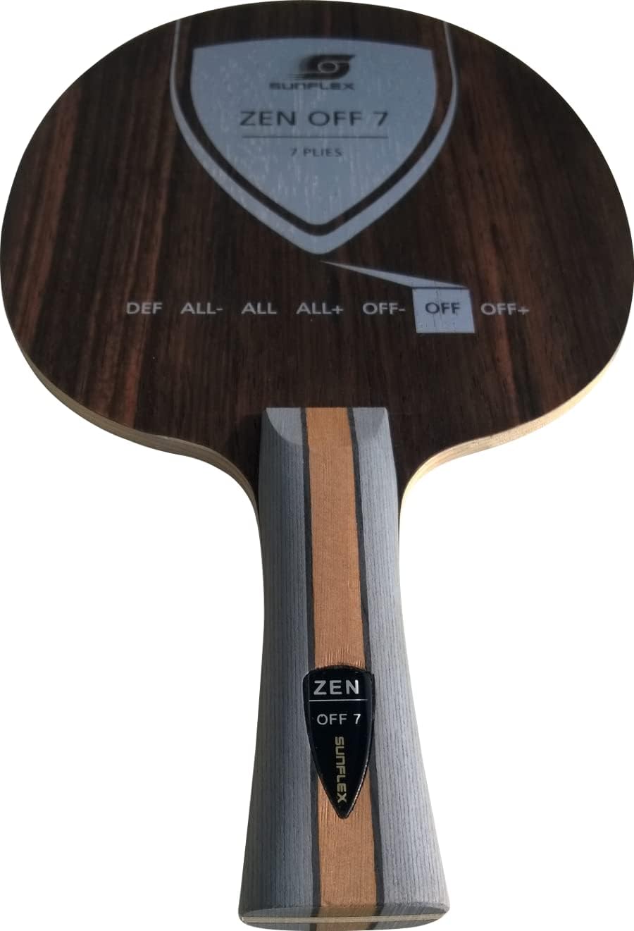 Sunflex Zen Off 7 Tischtennis-Holz | professionelles Offensiv Holz | 7 Furniere | dynamisch und enor