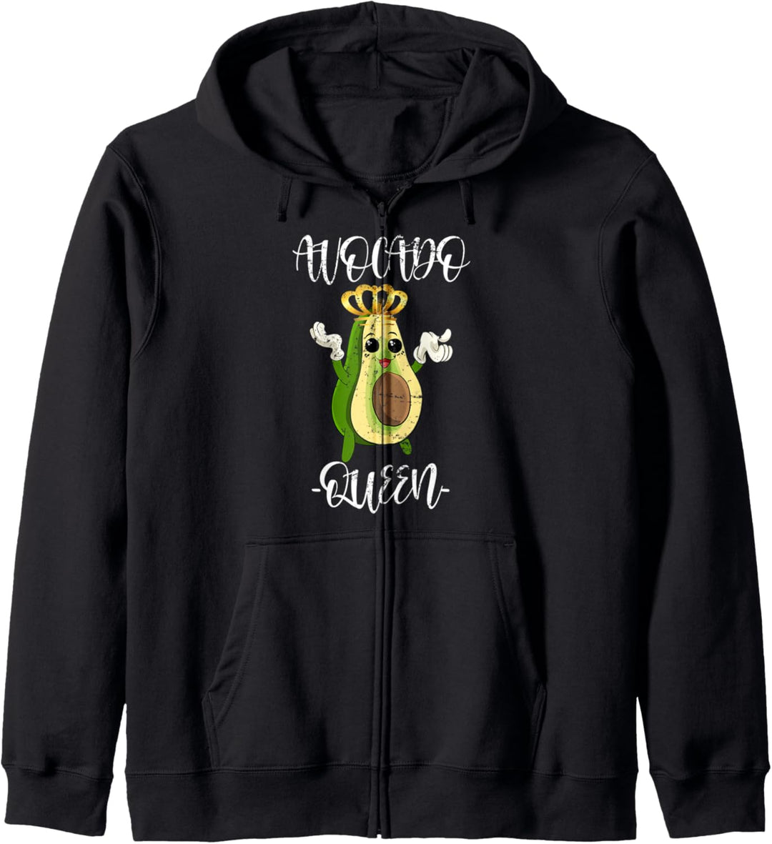 Avocado Königin Frauen Vegan Ketogen Lifestyle Avocado Kapuzenjacke