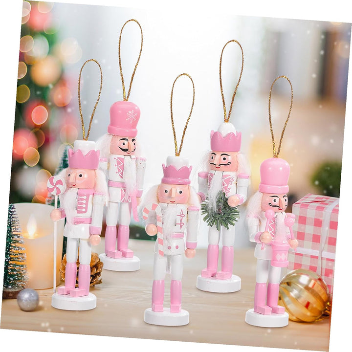 VANZACK Weihnachts-Nussknacker: Hängender Nussknacker-Anhänger Tisch-Nussknacker-Ornamente Für Zuhau