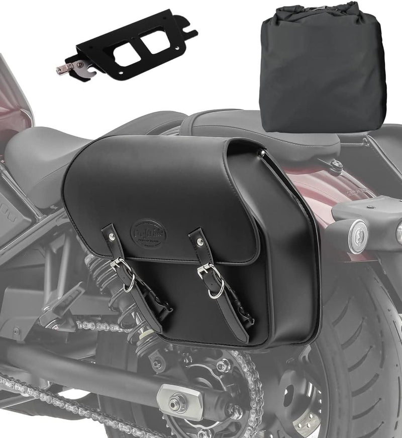 Craftride Satteltasche für Honda Rebel 500 17-23 mit Halter abnehmbar Links Fargo 13l