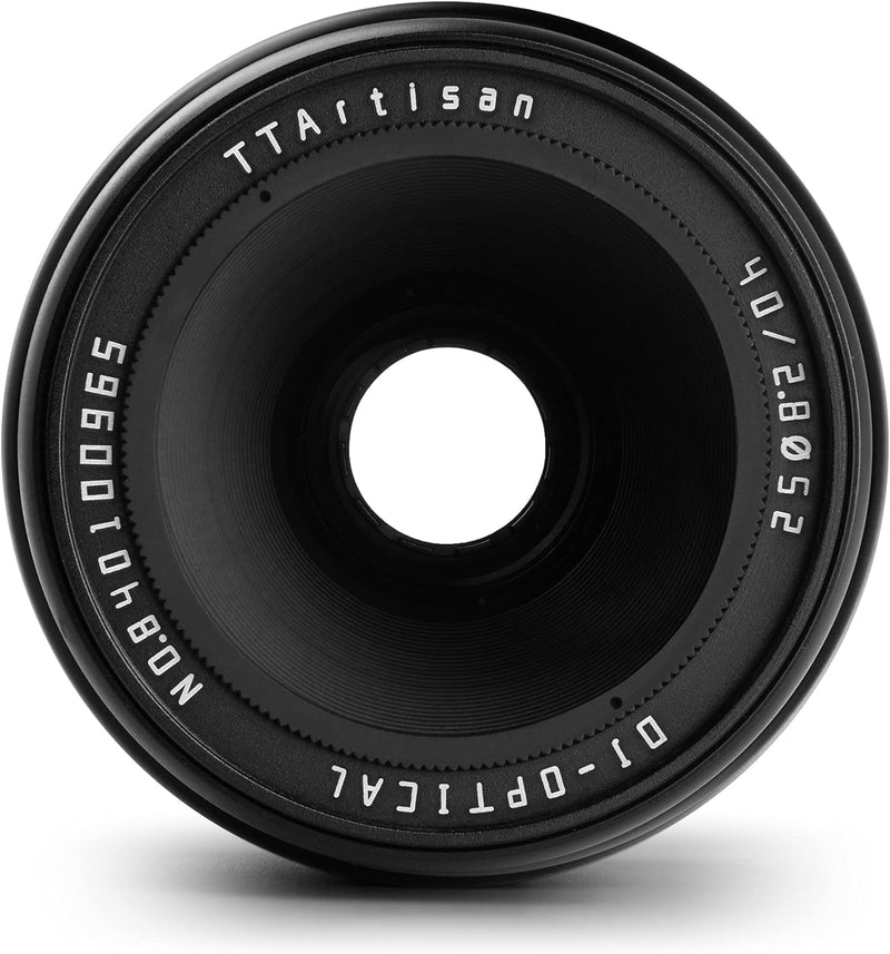 TTArtisan 40mm F2.8 APS-C Macro Lens for Insects Jewelry Portrait Still-Life Compatible with M43-Mou