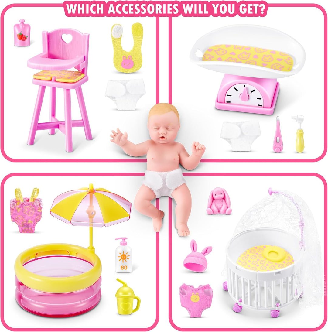 5 Surprise My Mini Baby Serie 2 (2 Kapsel) von ZURU, Überraschungskapsel zum Sammeln, Spielzeug für