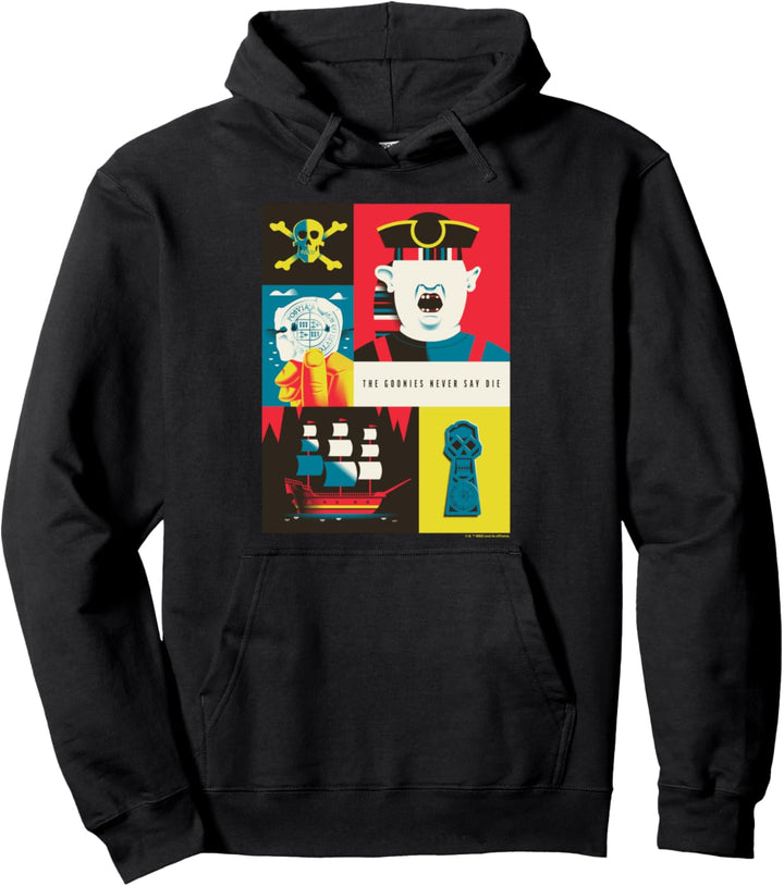 WB 100: The Goonies Never Say Die Icons Poster Pullover Hoodie