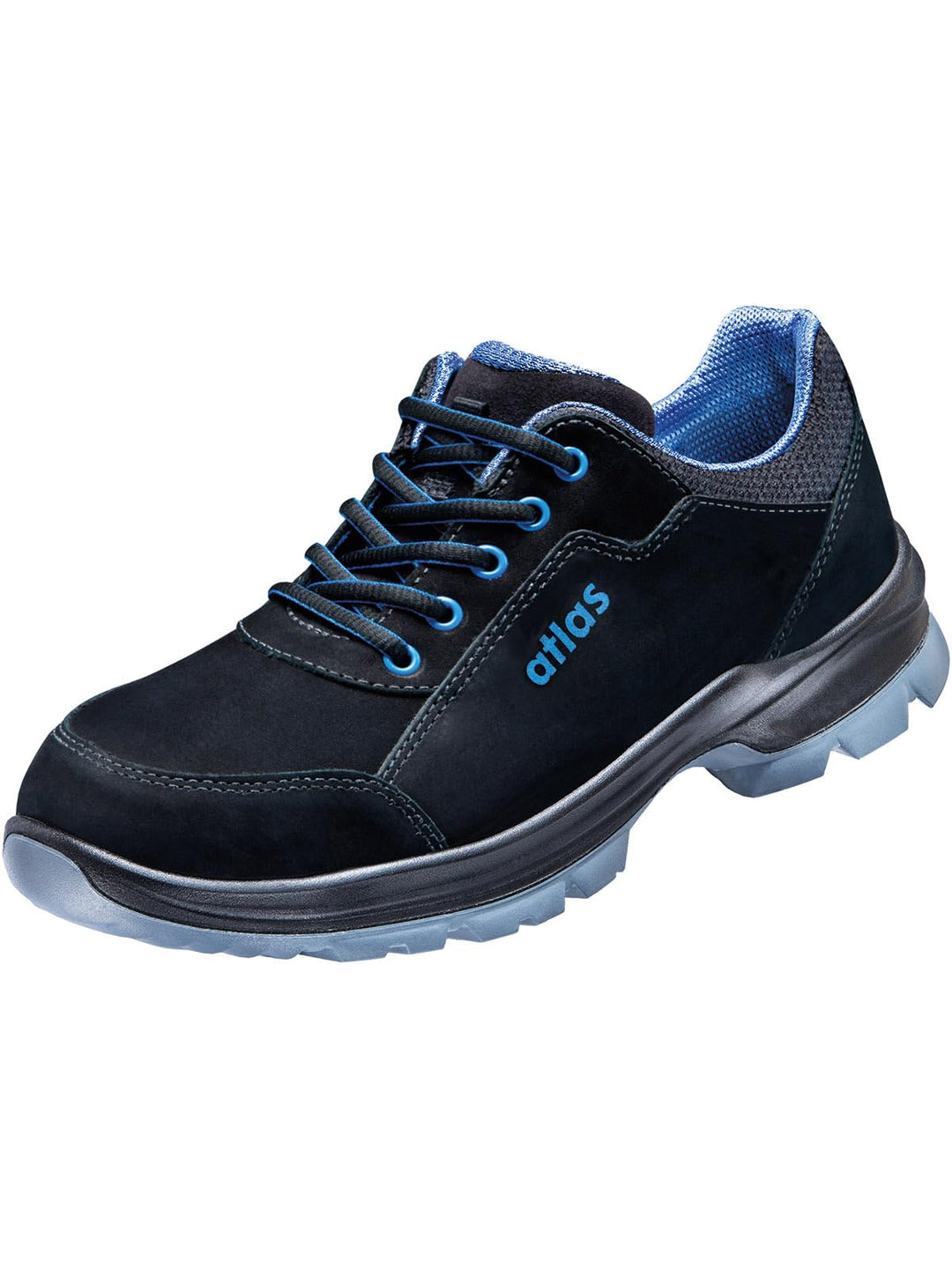 Atlas Halbschuh alu-tec 625 ESD S3 W.10 Gr.41 Schwarz Blau 41 EU Einfarbig, Schwarz Blau 41 EU Einfa