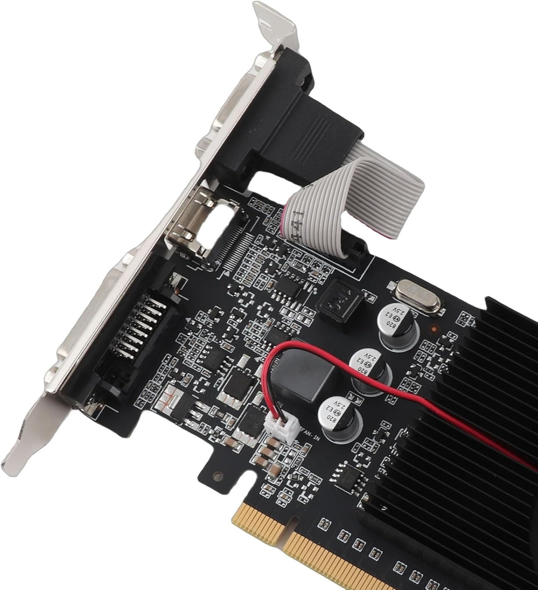 Tonysa Gaming Grafikkarte PCI Express2.0, 1 GB 64 Bit DDR3 Grafikkarte, mit HD Multimedia Schnittste