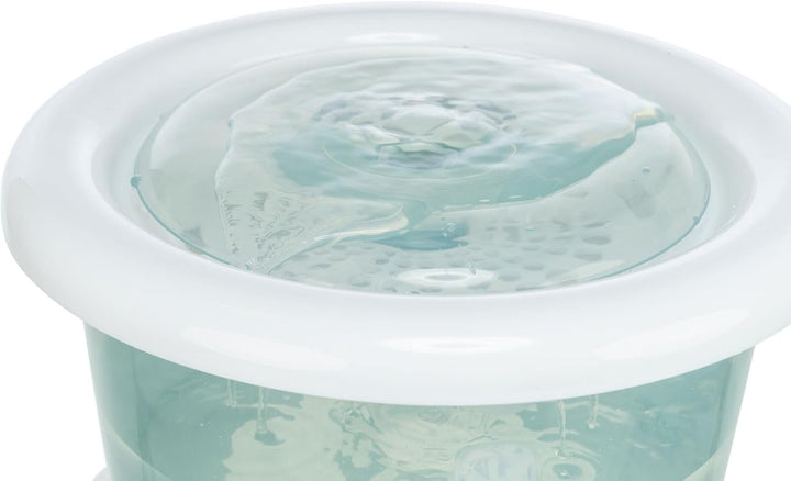 TRIXIE 24464 Wasserautomat Bubble Stream, 3 l/ø 24 cm, blau/weiss, T24464, Black, 1,5l, Bubble Strea