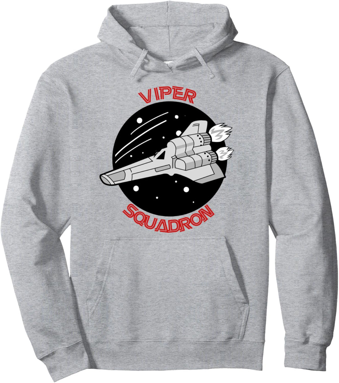 Battlestar Galactica Viper Squadron Cartoon Logo Pullover Hoodie