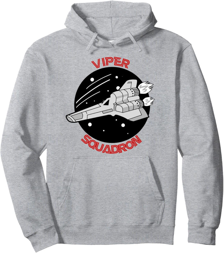 Battlestar Galactica Viper Squadron Cartoon Logo Pullover Hoodie