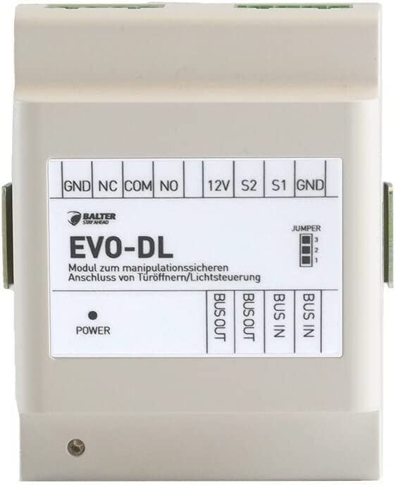 Balter EVO-HD Video Türsprechanlage, Video Türklingel mit Kamera, Mehrfamilienhaus Klingel, 7 Zoll H