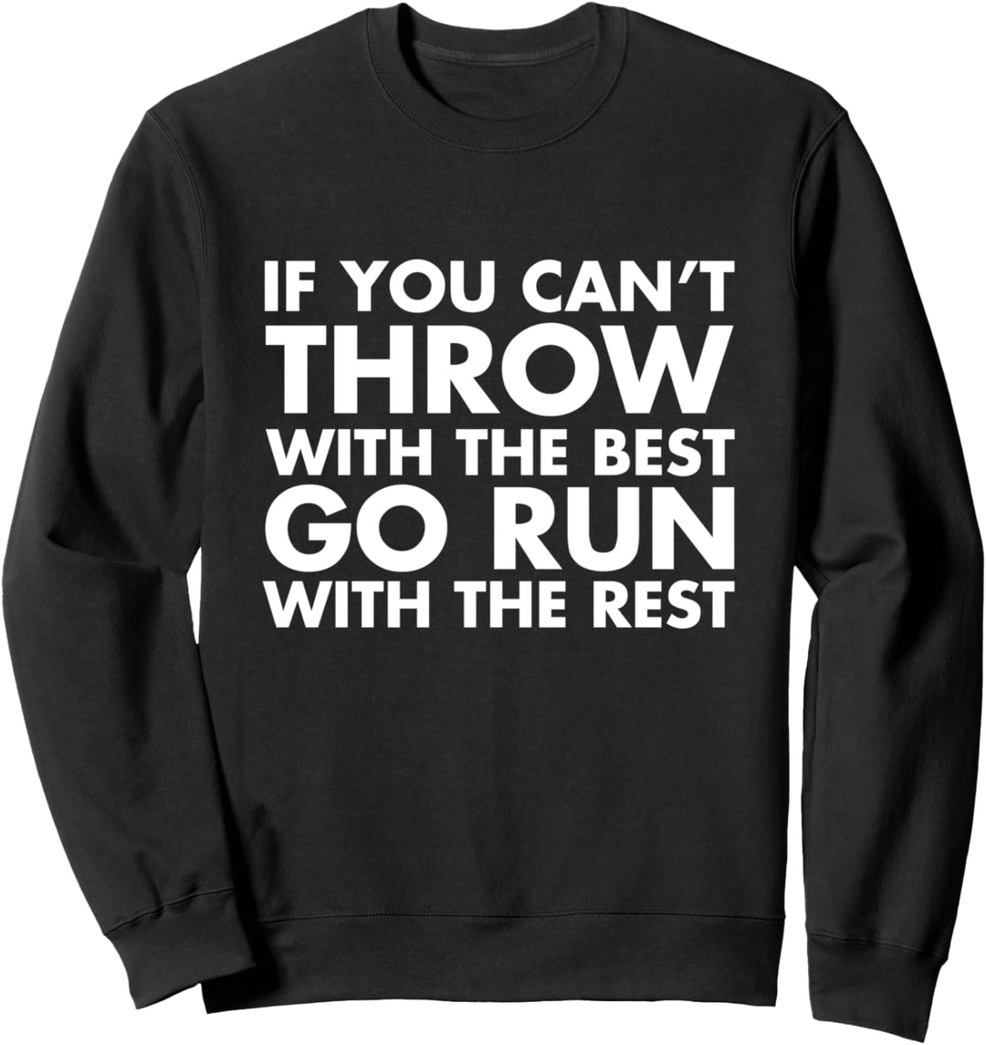 Leichtathletik Kugelstossen Diskuswerfer Sweatshirt