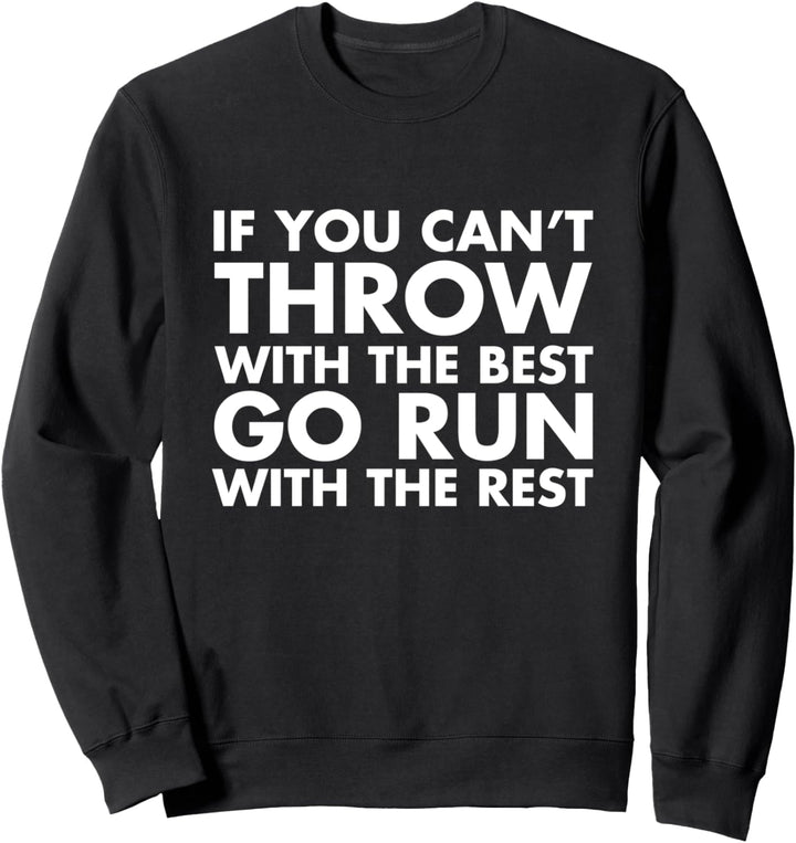 Leichtathletik Kugelstossen Diskuswerfer Sweatshirt