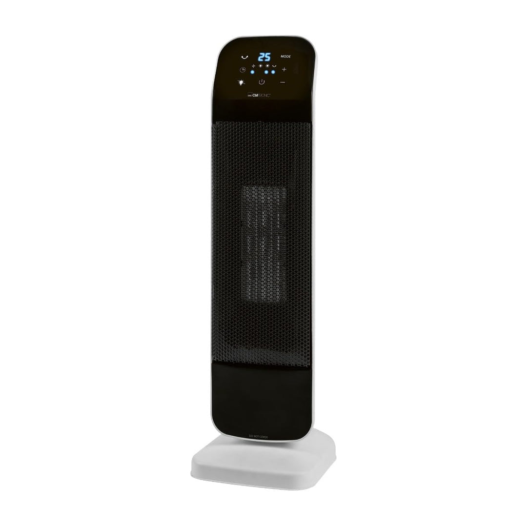 Clatronic Keramik-Heizlüfter HL 3763, Heizung und Ventilator, Elektroheizung für Badezimmer/Wohnmobi