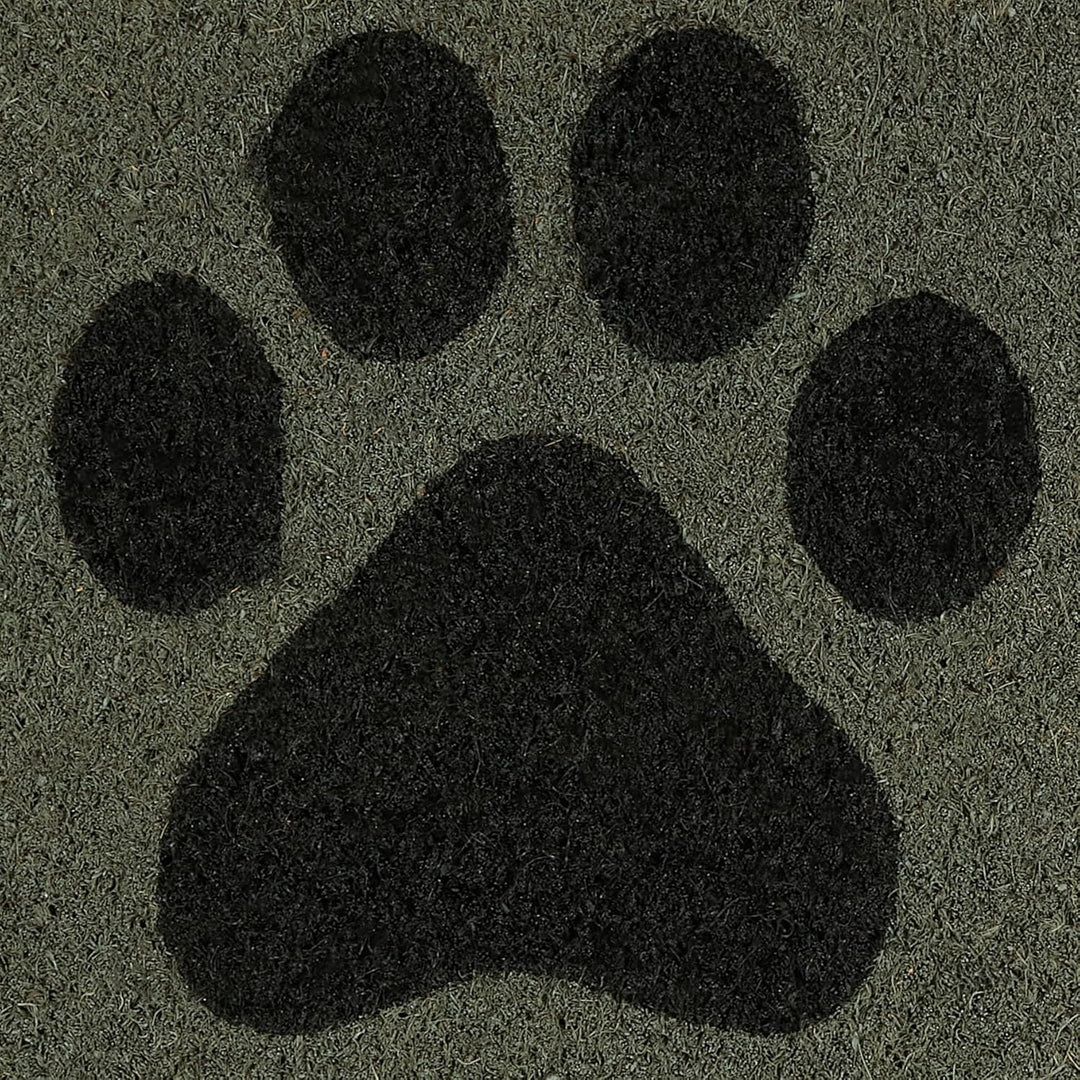 BRUBAKER Fussmatte für Aussen und Innen - Pfoten - 45 x 75 cm Hunde und Katzen Schmutzfangmatte aus