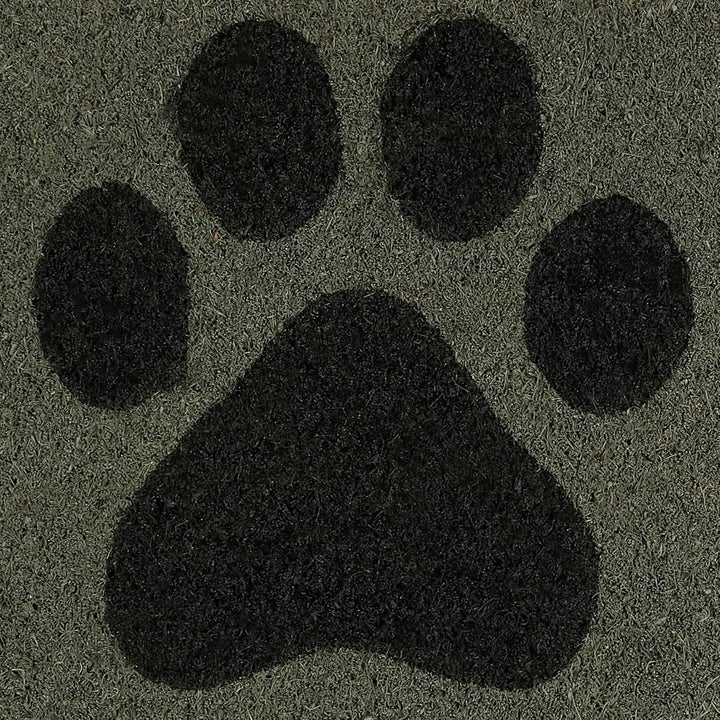 BRUBAKER Fussmatte für Aussen und Innen - Pfoten - 45 x 75 cm Hunde und Katzen Schmutzfangmatte aus