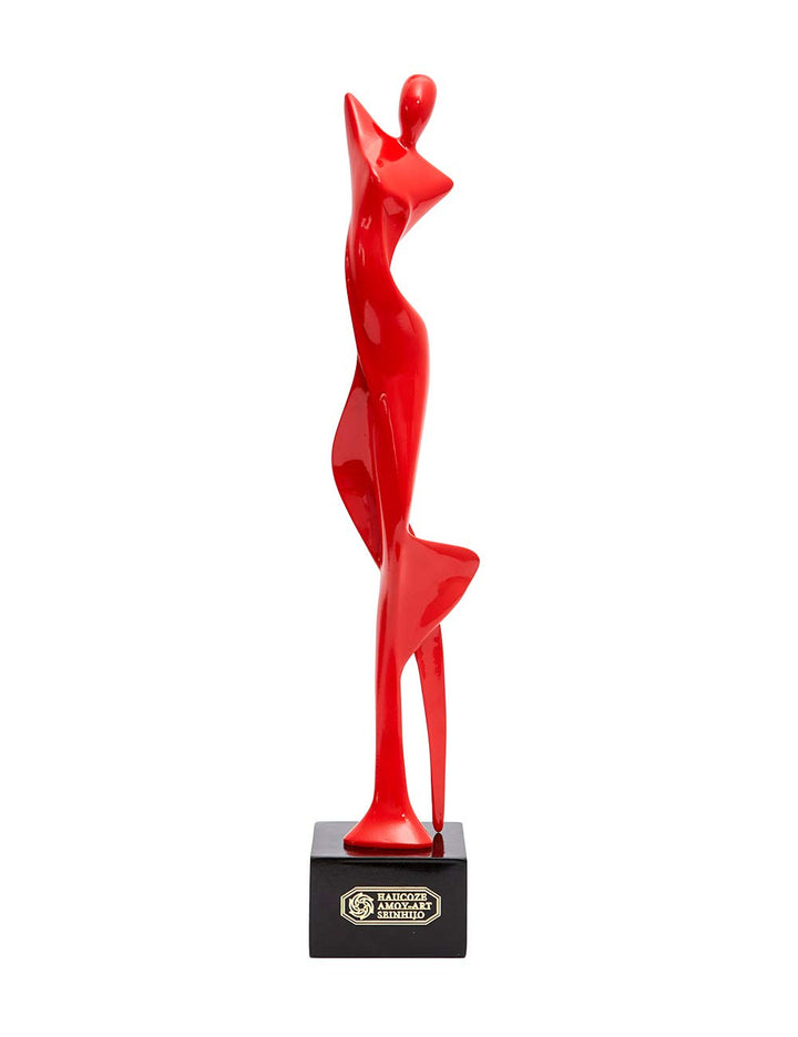 NENBOLEC Frau Statue Figuren Modern Arts Skulptur Yoga Geschenk Mädchen Dekor Wohnzimmer Kunst Polyr
