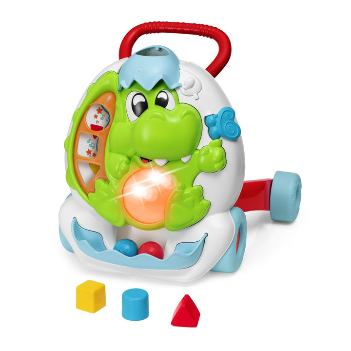Chicco Dino Lauflerner First Steps, süsser Dinosaurier geformt Toddler's First Steps mit elektronisc