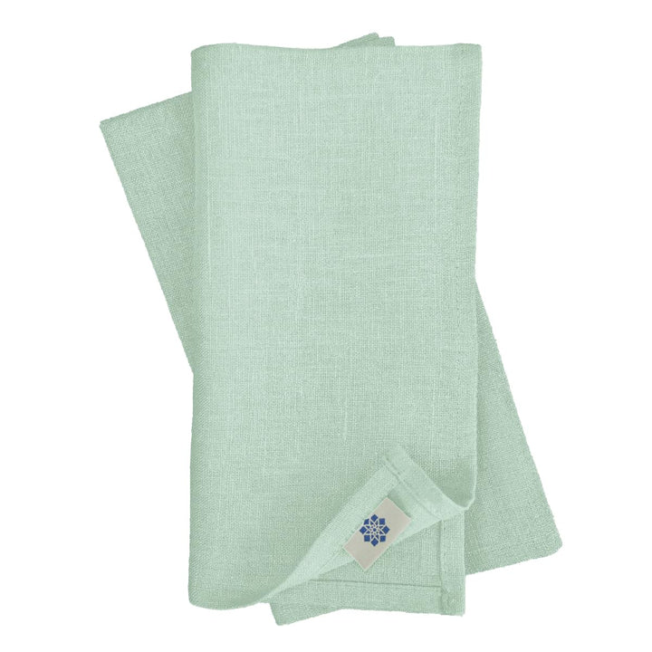 Linen &amp; Cotton Hochwertige 4 x Stoffservietten/Servietten Stoff/Leinenservietten Hygge - 100% Leinen