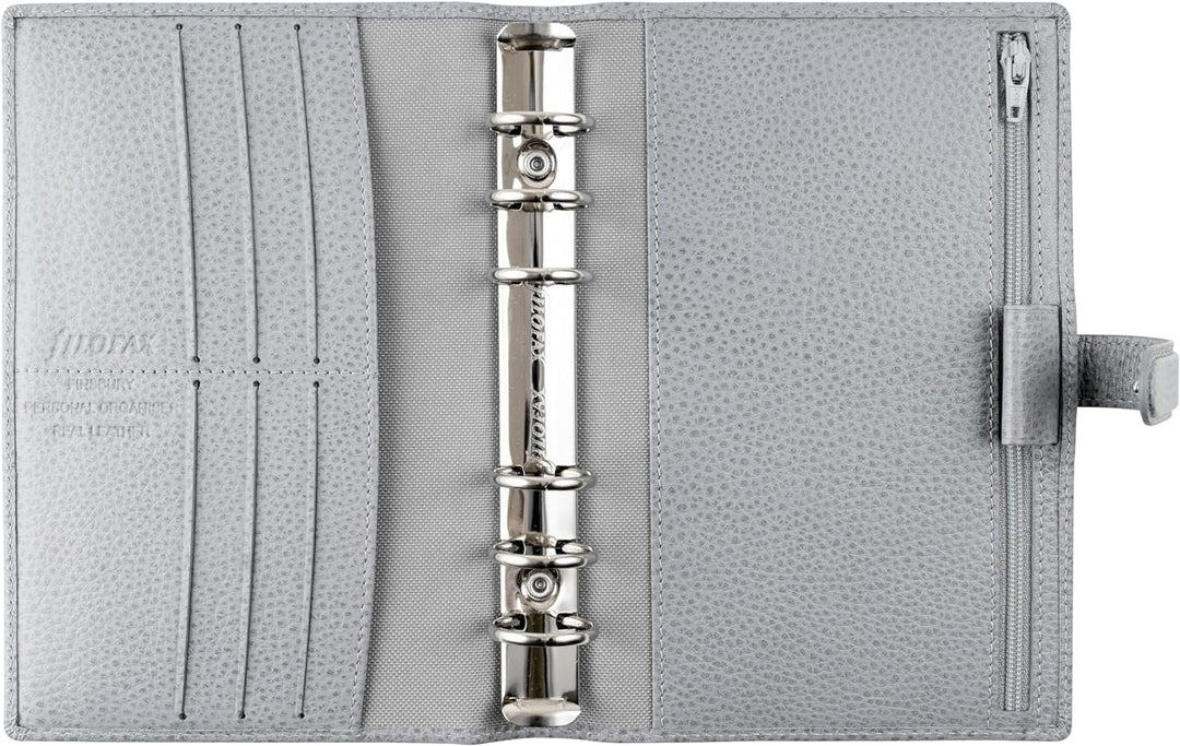 Filofax Terminplaner Organiser Leder Finsbury Personal in Slate Grey