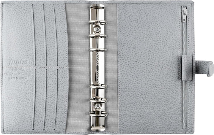 Filofax Terminplaner Organiser Leder Finsbury Personal in Slate Grey