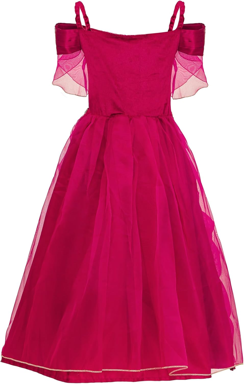 Sincere Party Mädchen Deluxe Prinzessin Fancy Kleid mit Accessoires 5T-6T/110-116 Rote Glocke mit Ti