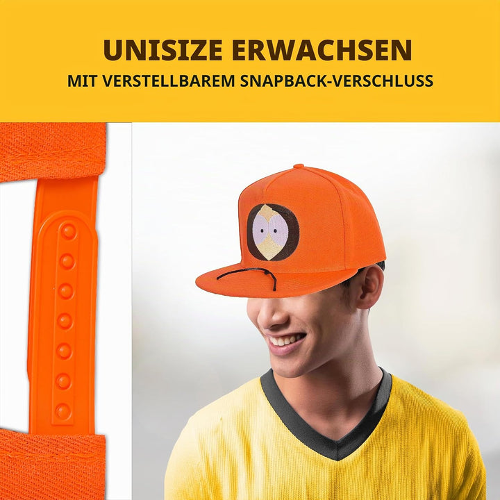 Concept One Unisex South Park Cap, Adjustable Snapback Baseball Hat with Flat Brim Baseballkappe, Ke