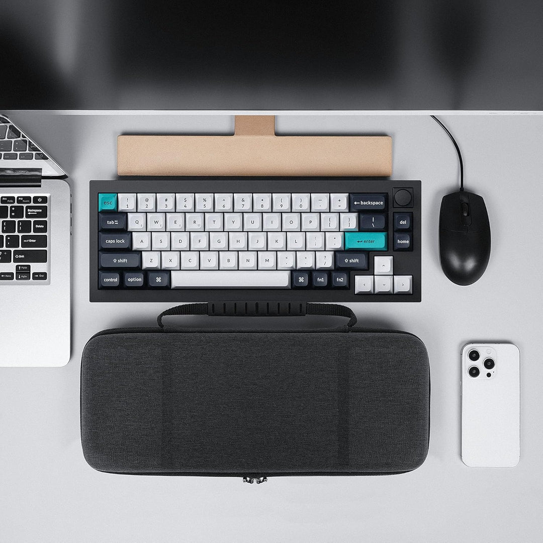 Geekria 65 % kompakte Tastaturhülle, Hartschalen-Reisetasche für 68 Tasten, kompakte Tastatur, kompa