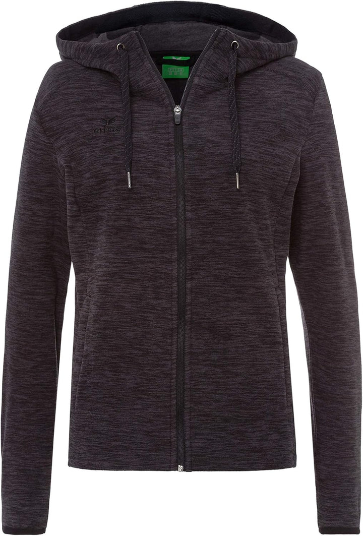 Erima Damen Basic Stepp-/Strickjacke mit Kapuze 46, 46
