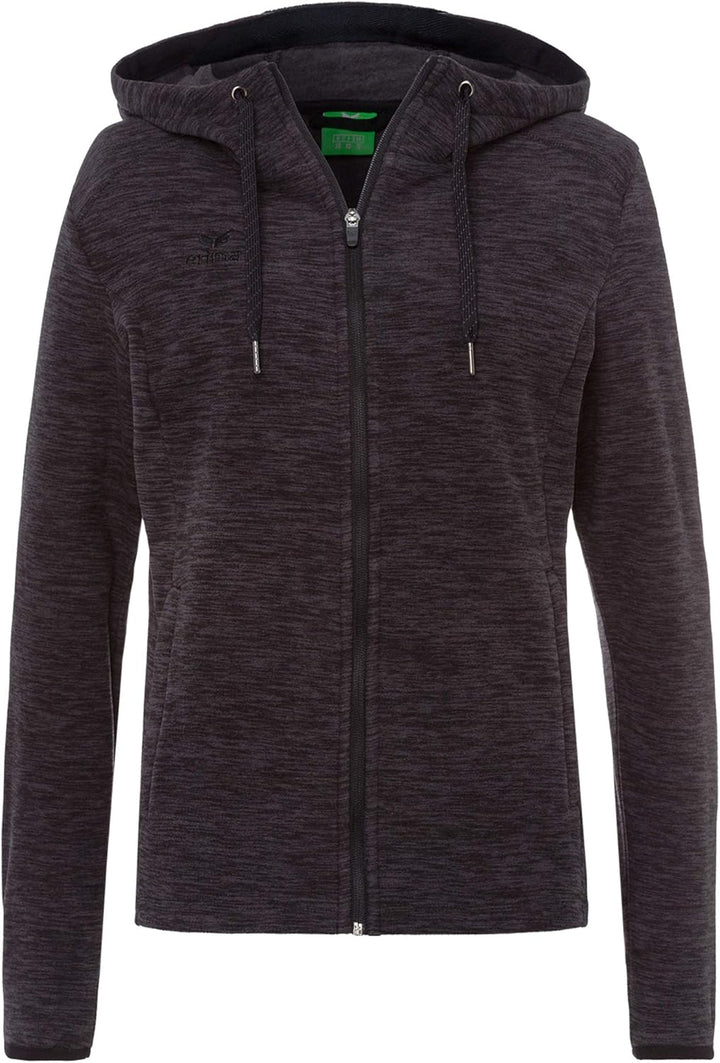 Erima Damen Basic Stepp-/Strickjacke mit Kapuze 46, 46