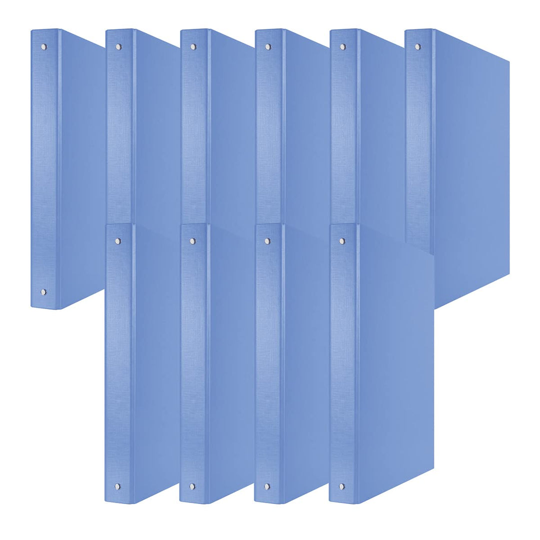 DONAU 3737001PL-10 Ringbuch Blau | 4-O-Ring-Mechanik 30mm DIN A4 Ringordner Pappe/Kunststoff | Aus 1