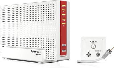 AVM FRITZ!Box 6591 Cable WLAN AC + N Router (DOCSIS-3.1-Kabelmodem, Dual-WLAN Ac+N (MU-MIMO) mit 173